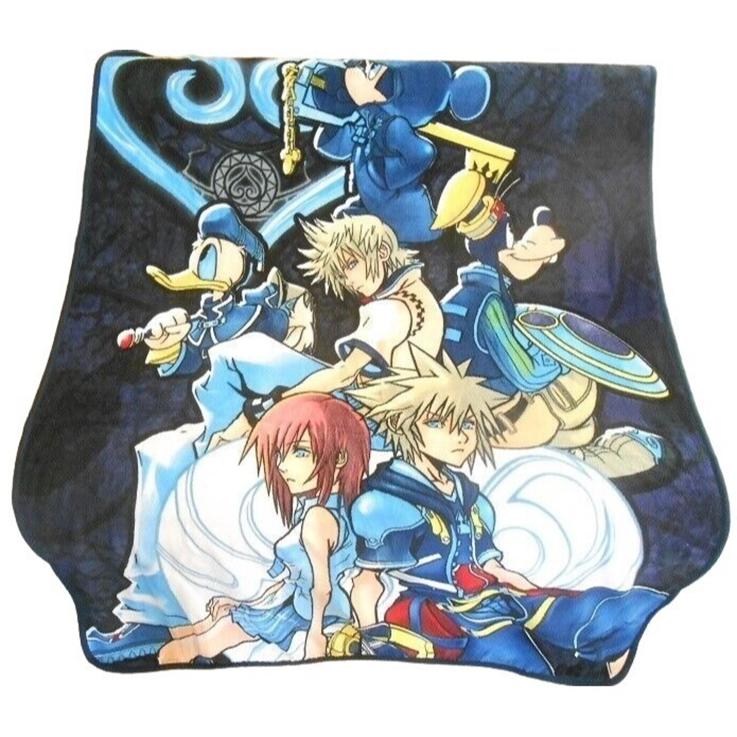 New Disney Kingdom Hearts Game Plush Gift Throw Blanket Sora Anime Mickey Mouse