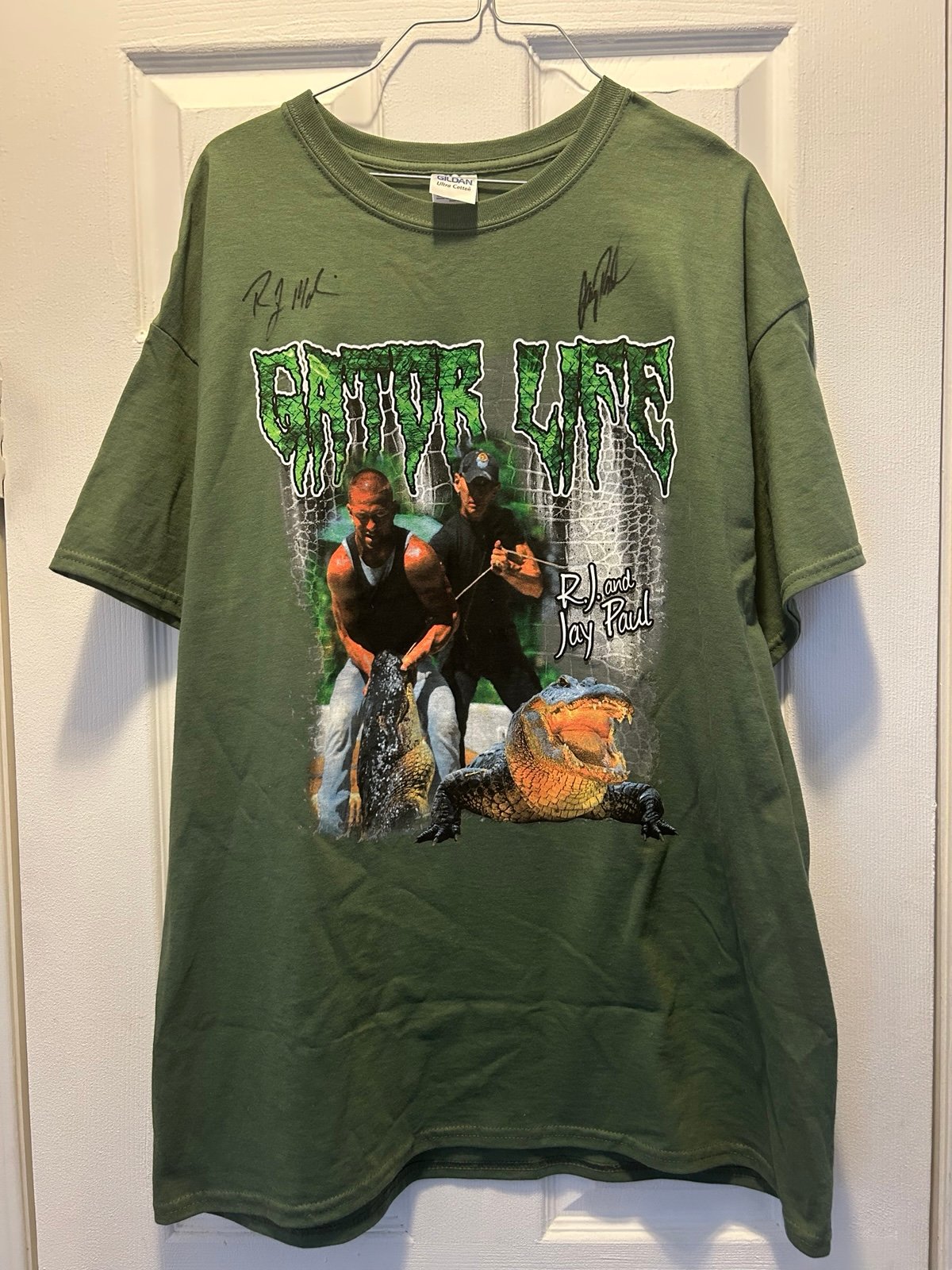 Gator Life R.J & Jay Paul Signed T-shirt xl