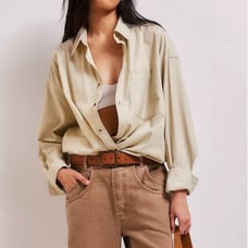 Free People We The Free Freddie Shirt Button Down Cotton Women’s XS New NWT