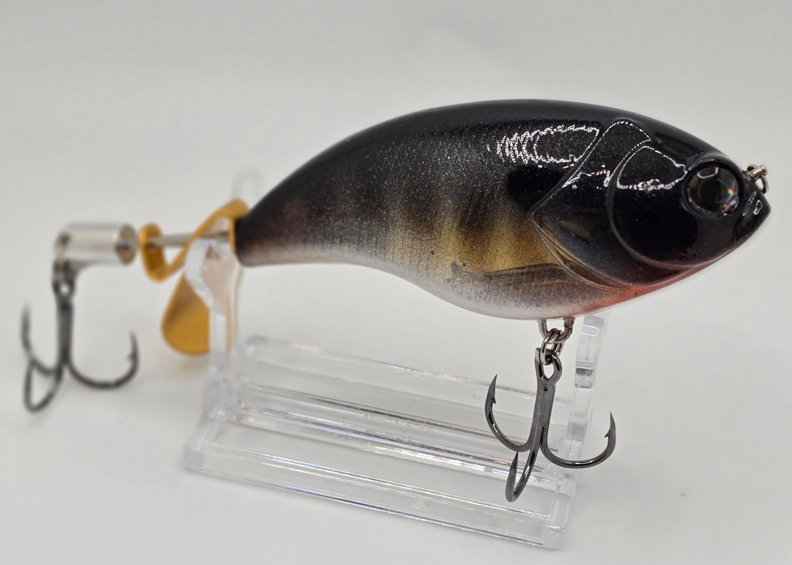 Custom Painted Deps Evoke 120 KO Tanslucent Bluegill Topwater