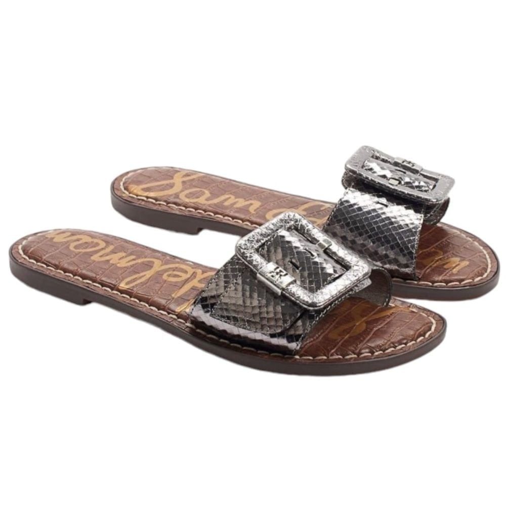 Sam Edelman Women's Size 6 Granada Sandal Slide Metallic