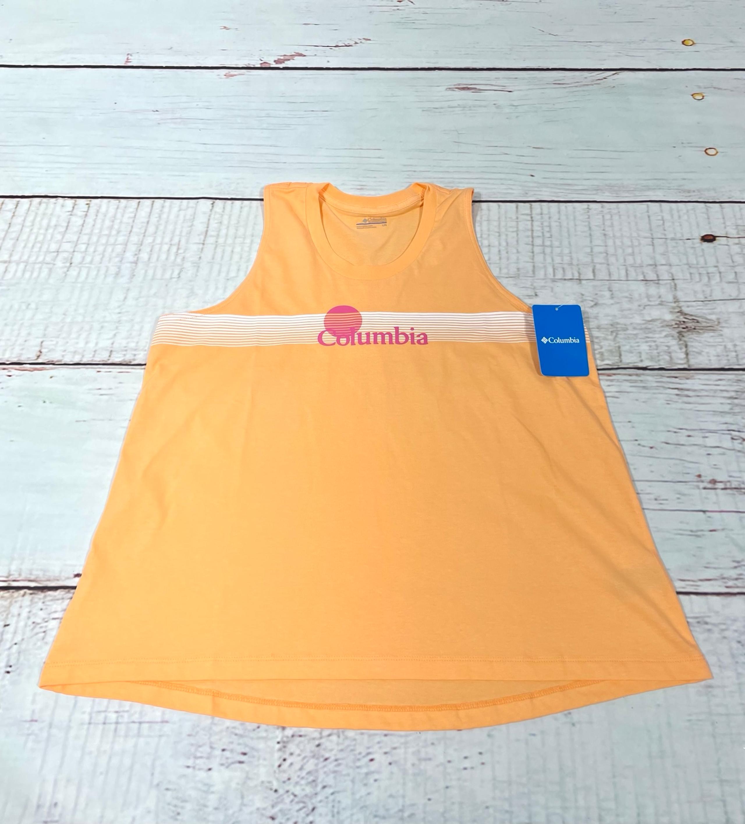 New Columbia Womens Sleeveless Athletic Cotton Tank Top Shirt hiking outdoor