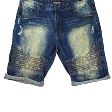 South Pole Authentic Collection Men's Jean Shorts, Distressed and Faded, Size 42