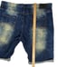 South Pole Authentic Collection Men's Jean Shorts, Distressed and Faded, Size 42