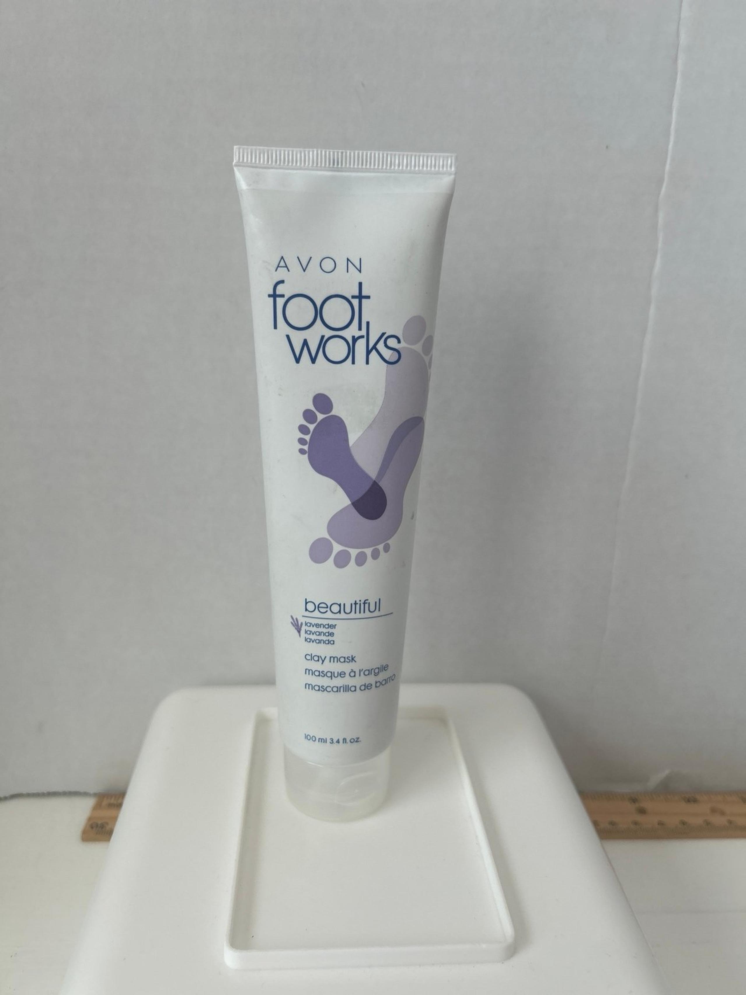 Avon Foot Works beautiful Lavender Clay Mask