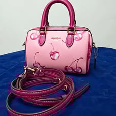 Coach Mini Rowan Crossbody With Cherry Print Brand NWOT