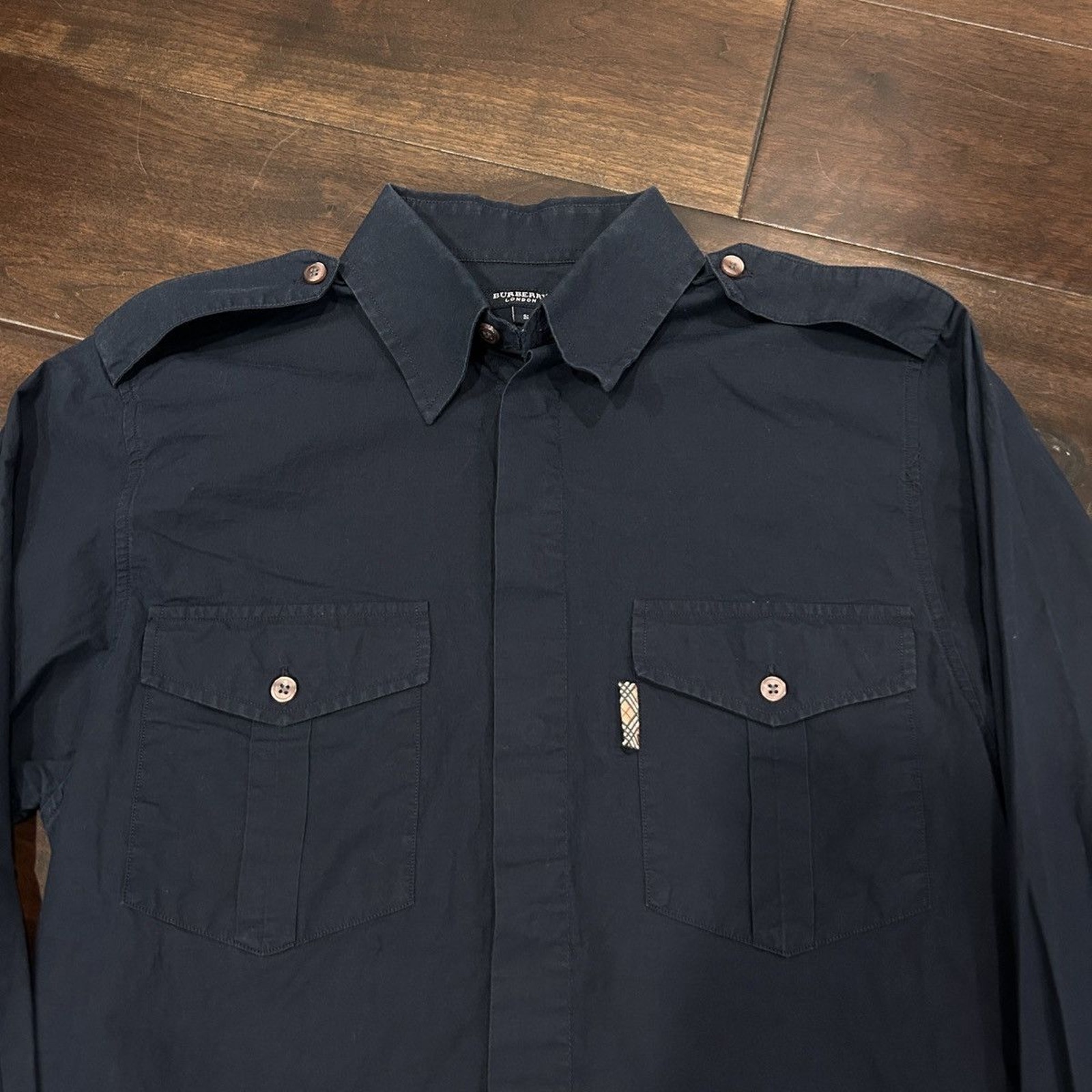 Burberry Brit Small Knight Nova Check Button Up Shirt