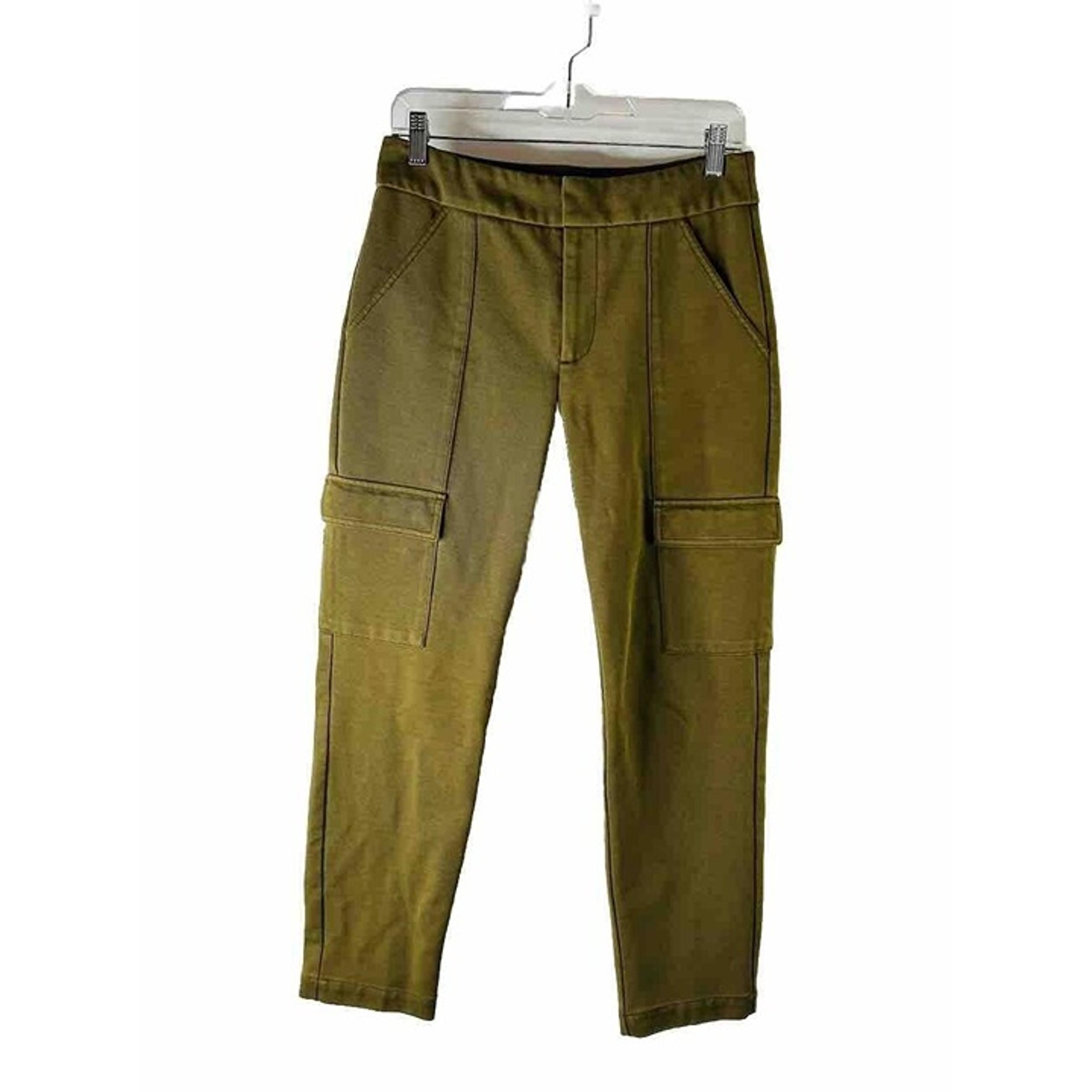 The Essential Slim by Anthropologie Ponte Cargo Pants Womens 6