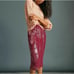 ANTHROPOLOGIE S New Rue Shimmer Sweater Midi Skirt In Plum