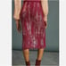 ANTHROPOLOGIE S New Rue Shimmer Sweater Midi Skirt In Plum