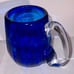 Vintage Andres & Chapman Signed Cobalt Blue Hand-Blown Glass/Cup Art