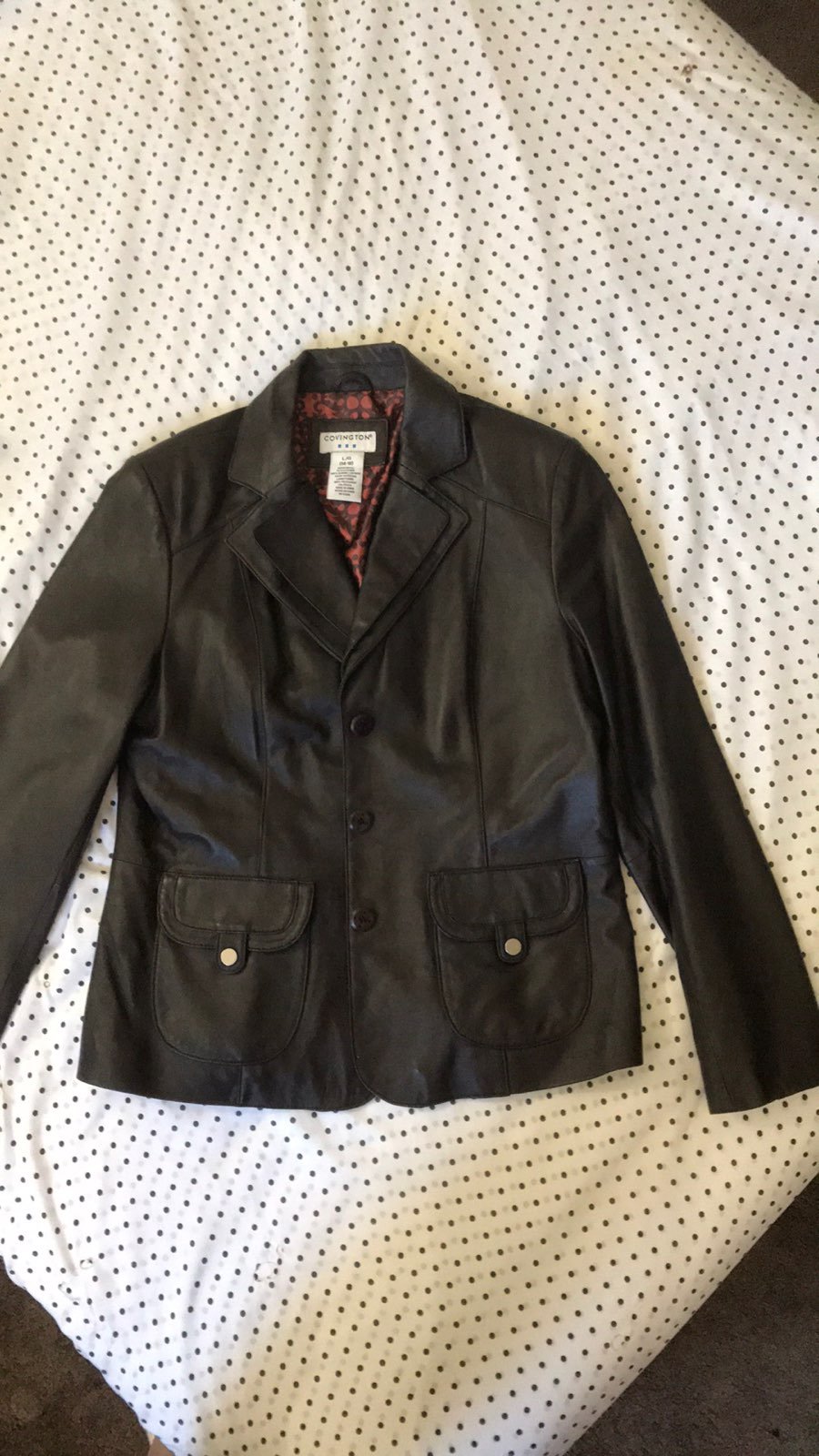Covington Brown Leather Jacket