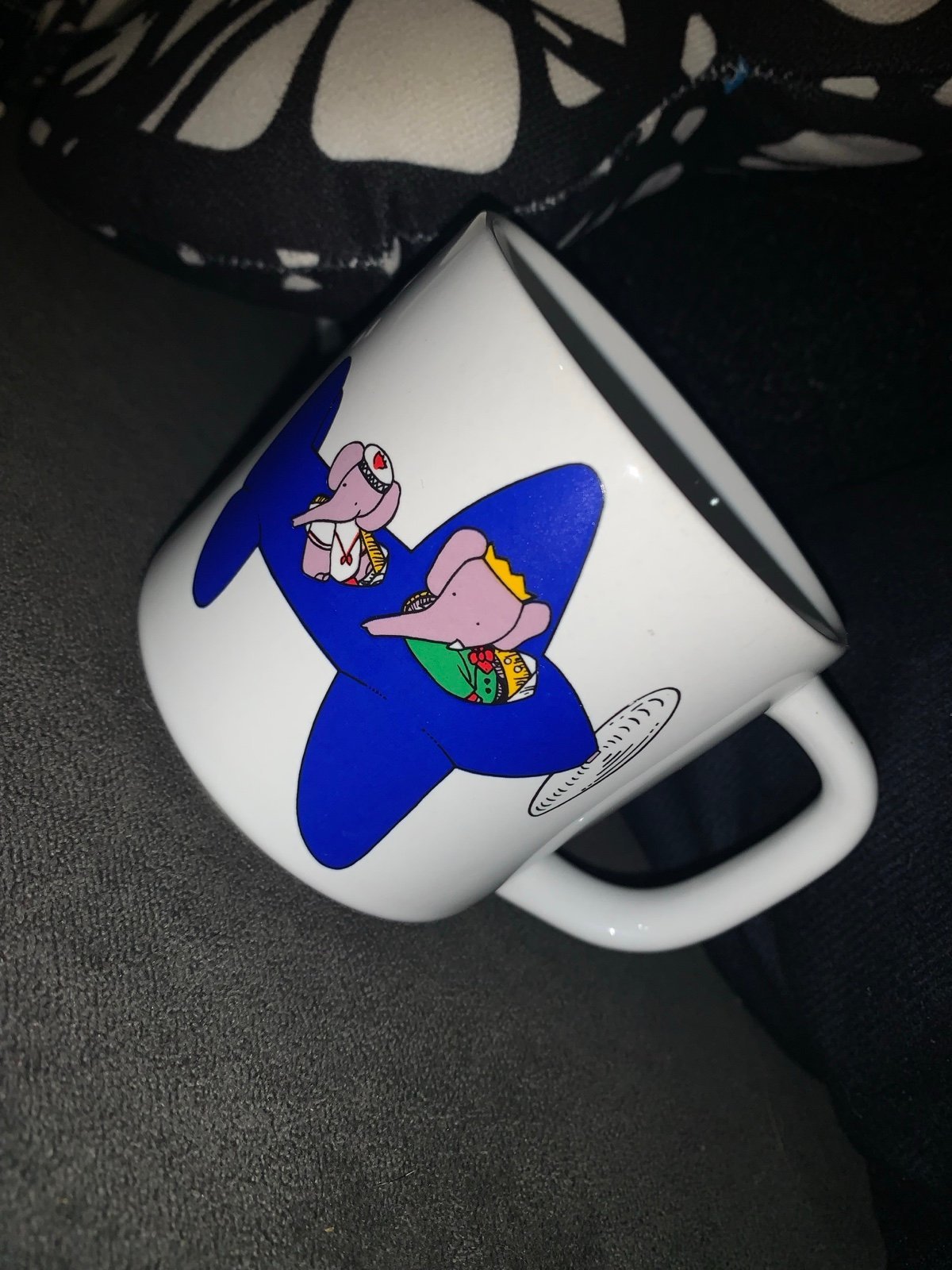 Vintage RARE Babar childs mug