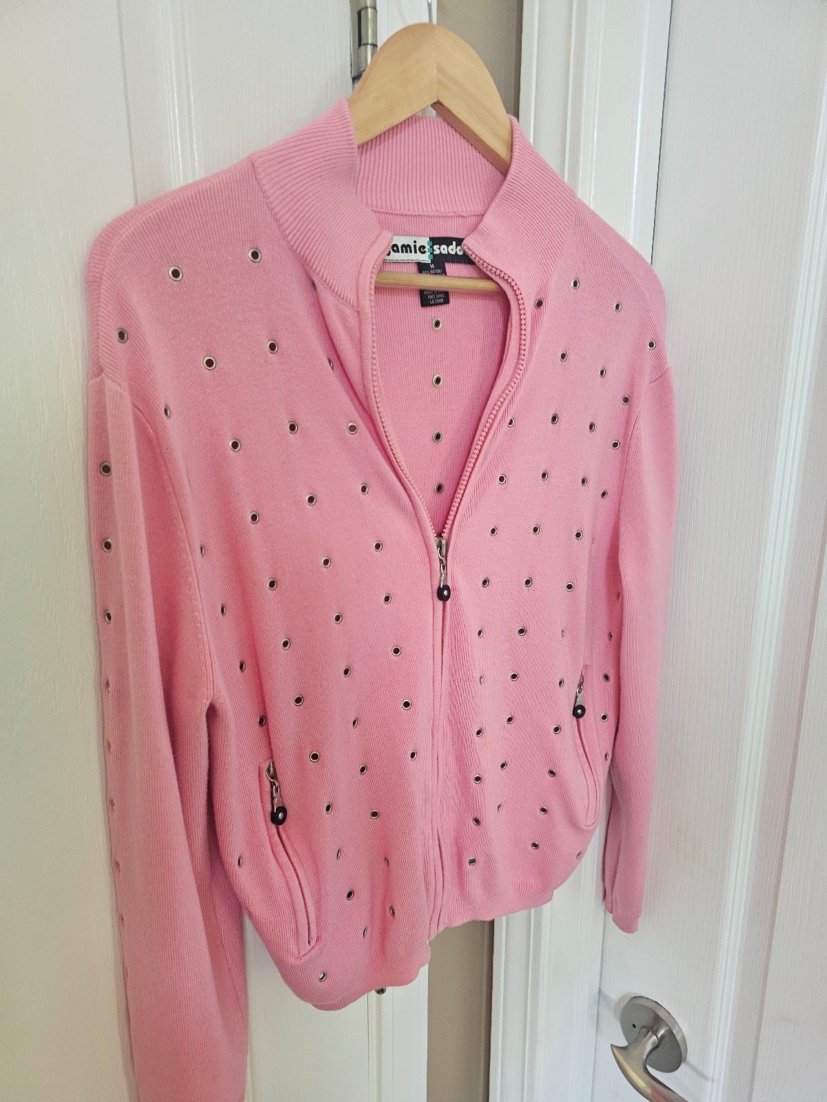 Jaime Sadock Golf Ladies Pink Holet Cardigan and Sleeveless Tank Set