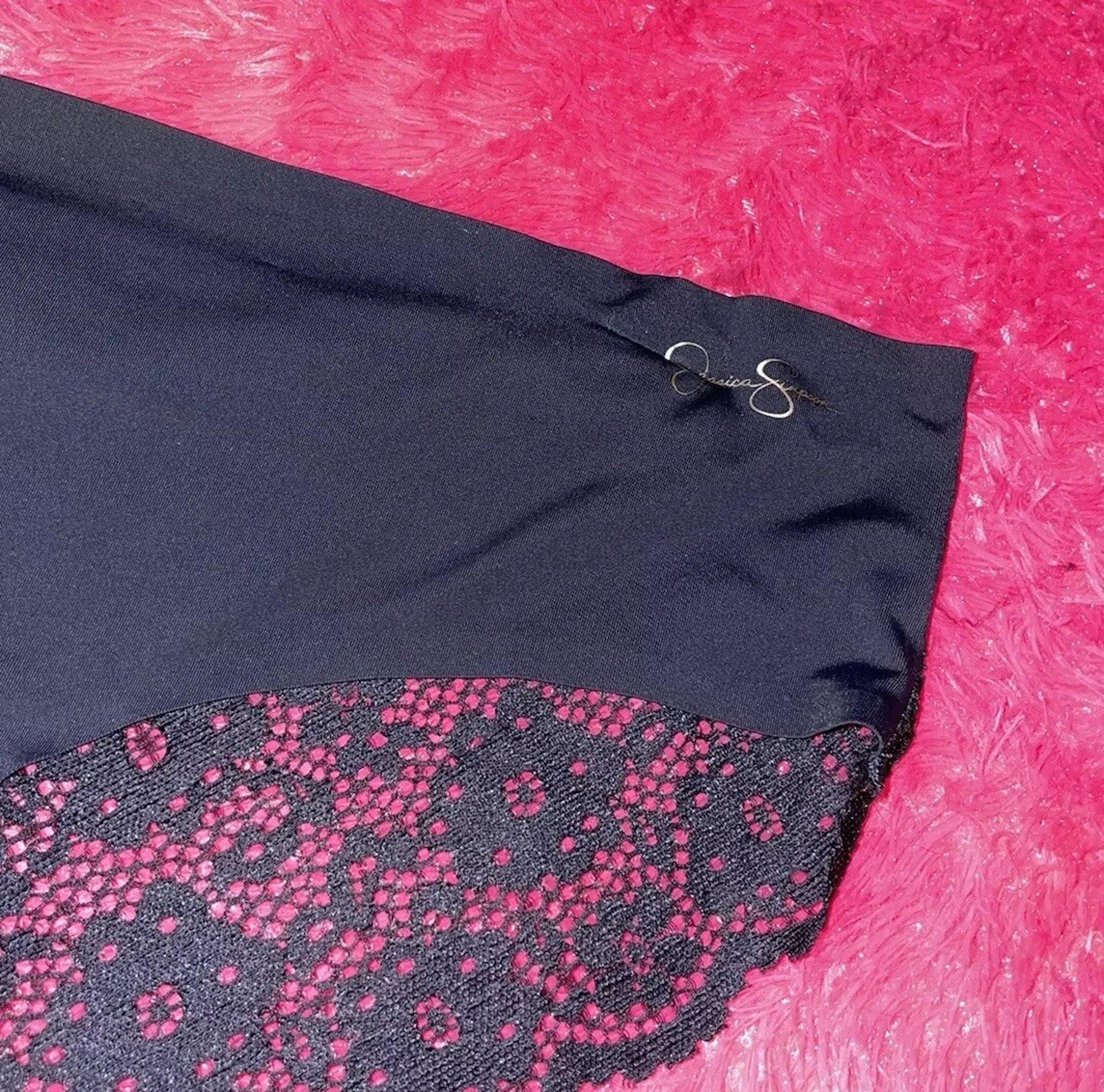 Jessica Simpson Intimates Black Panties Lace Brief Womens Underwear Panty Sz XL
