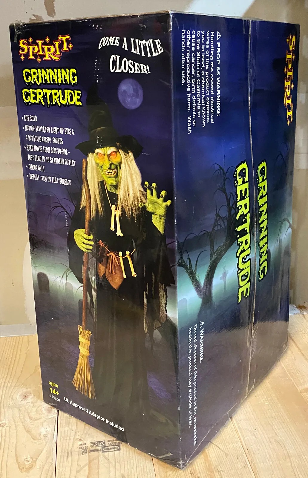 Spirit Halloween GRINNING Size Prop Decoration