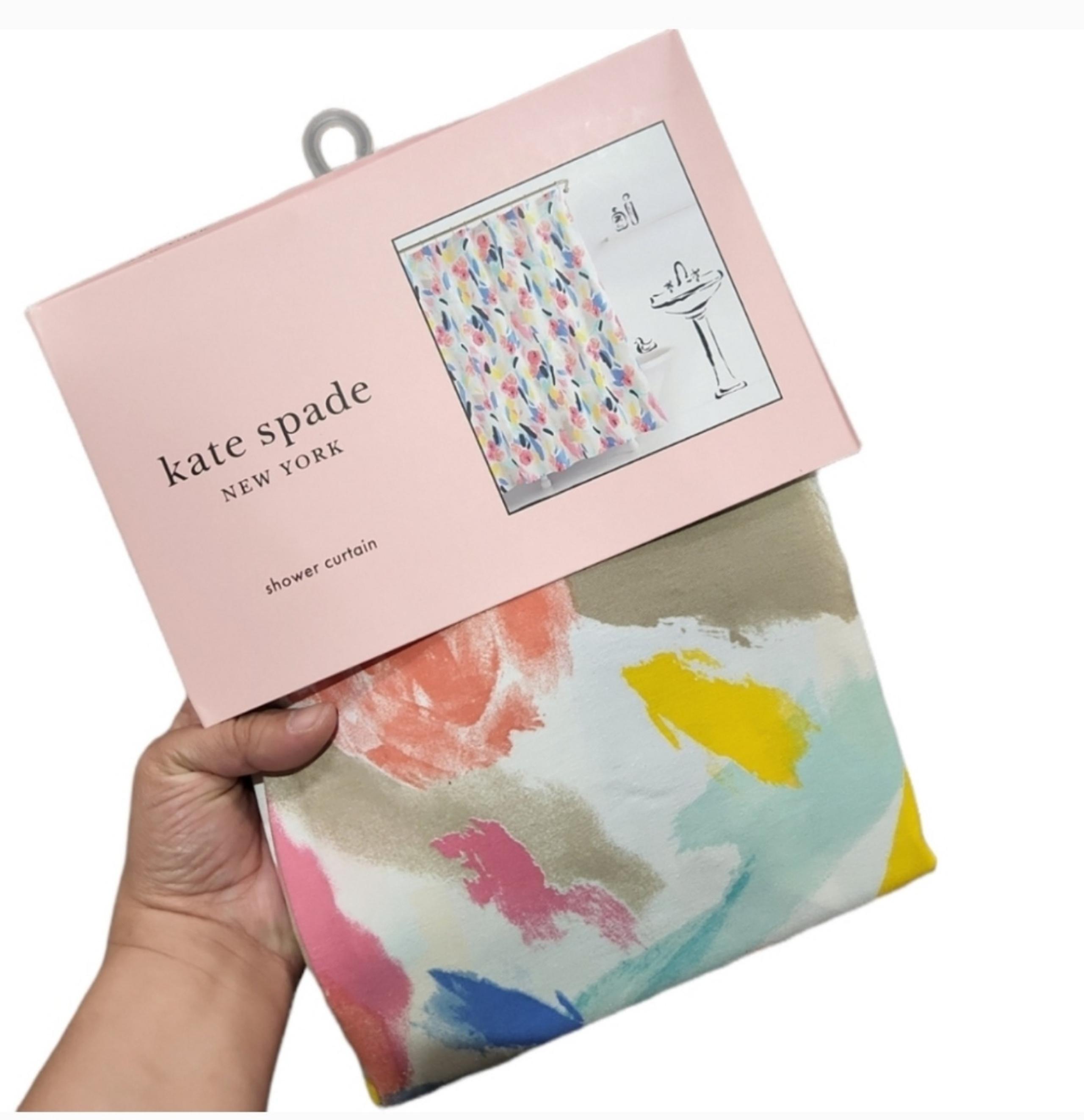 Kate Spade Paintball Floral Shower Curtain 72" x 72"