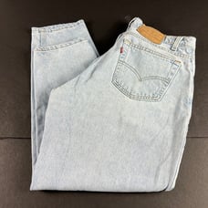 VTG 90s Levi's Jeans Men's 33x29* 560 Loose Tapered Blue Faded Denim Tag 34x30