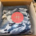 Blue Camo Sew Sweet Minky Blanket