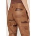 Understated Leather Women's Vixen Mid Rise Leather Patched Pants Size S