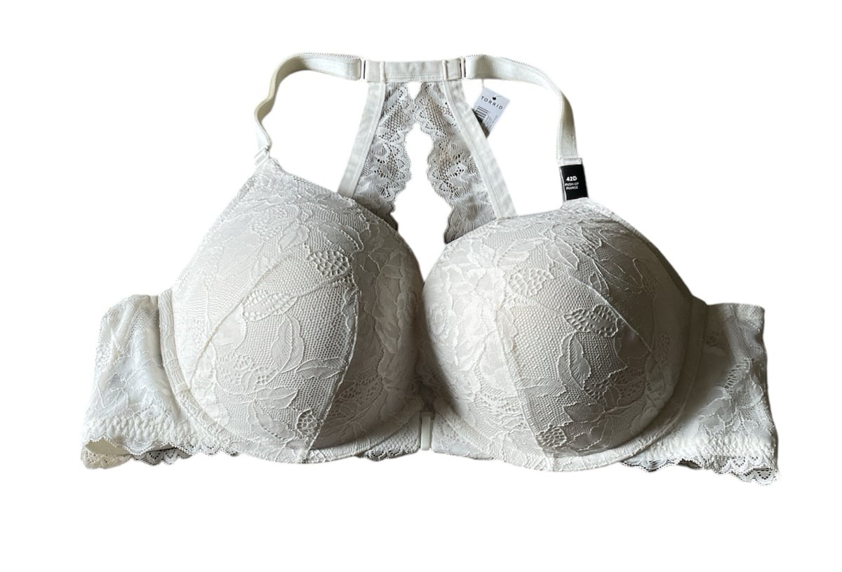 Torrid Curve Push Up Plunge Bra-Size 42D-NEW