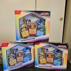 Pokemon Prismatic Evolutions Poster Collection! 3 Available!