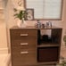 Gray Oak Mobile Lateral File Cabinet with Printer Stand: Effortless Organization