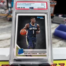 Zion Williamson 2019-2020 Donruss Rated Rookie PSA 9! New Orleans Pelicans
