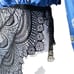 NEW Free People Forties Feels Blue Floral Print Top Bell Sleeve Bodysuit Boho S