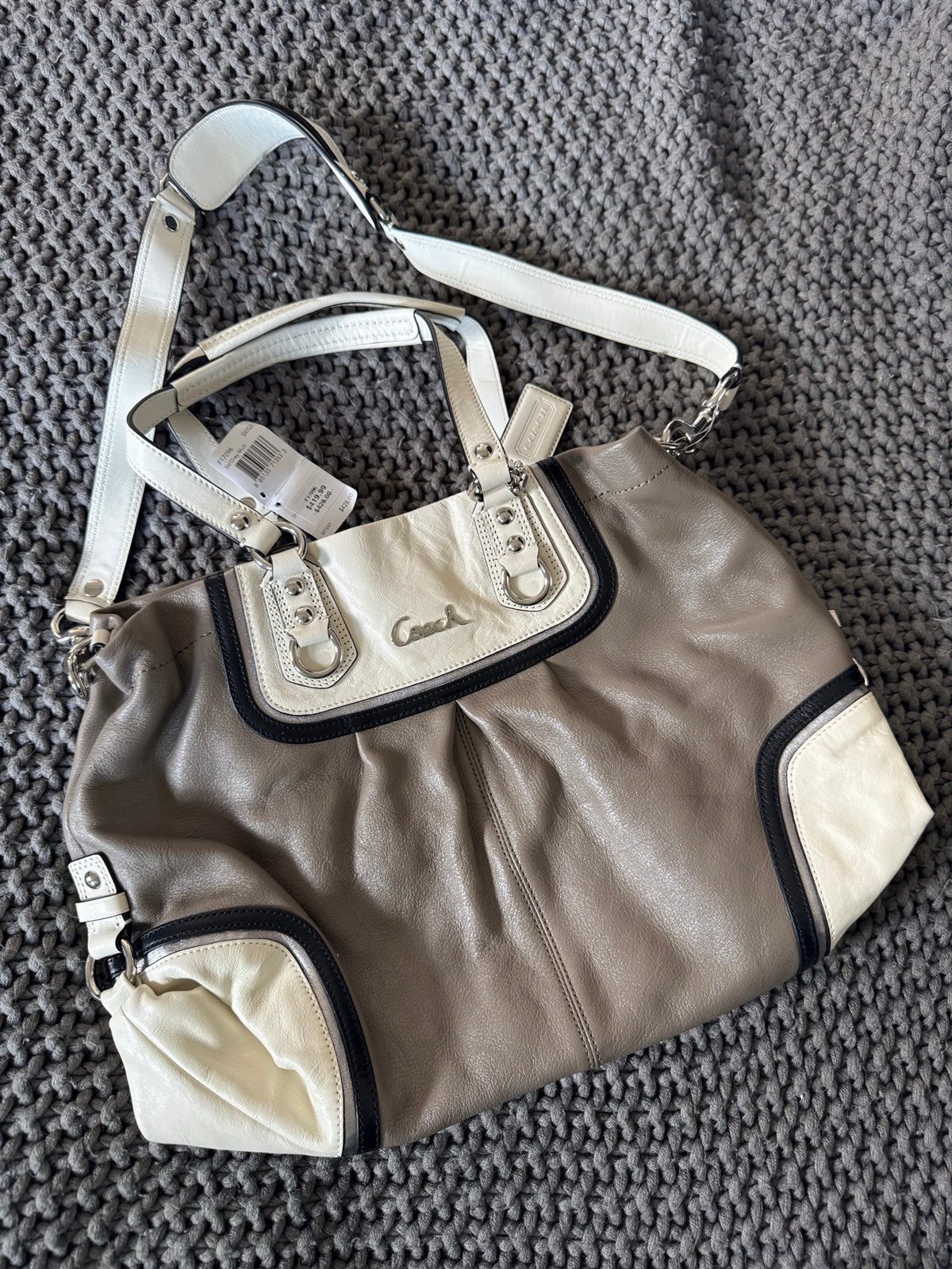 Authentic Coach Ashley Leather Bag