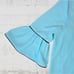 Calvin Klein Mint Green V Neck Bell Sleeve Relaxed Fit Womens Blouse Size Large