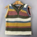 Unique Hand Knitted Pullover Womens Med Sleeveless Sweater Tops Knitwear Chunky