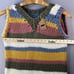 Unique Hand Knitted Pullover Womens Med Sleeveless Sweater Tops Knitwear Chunky