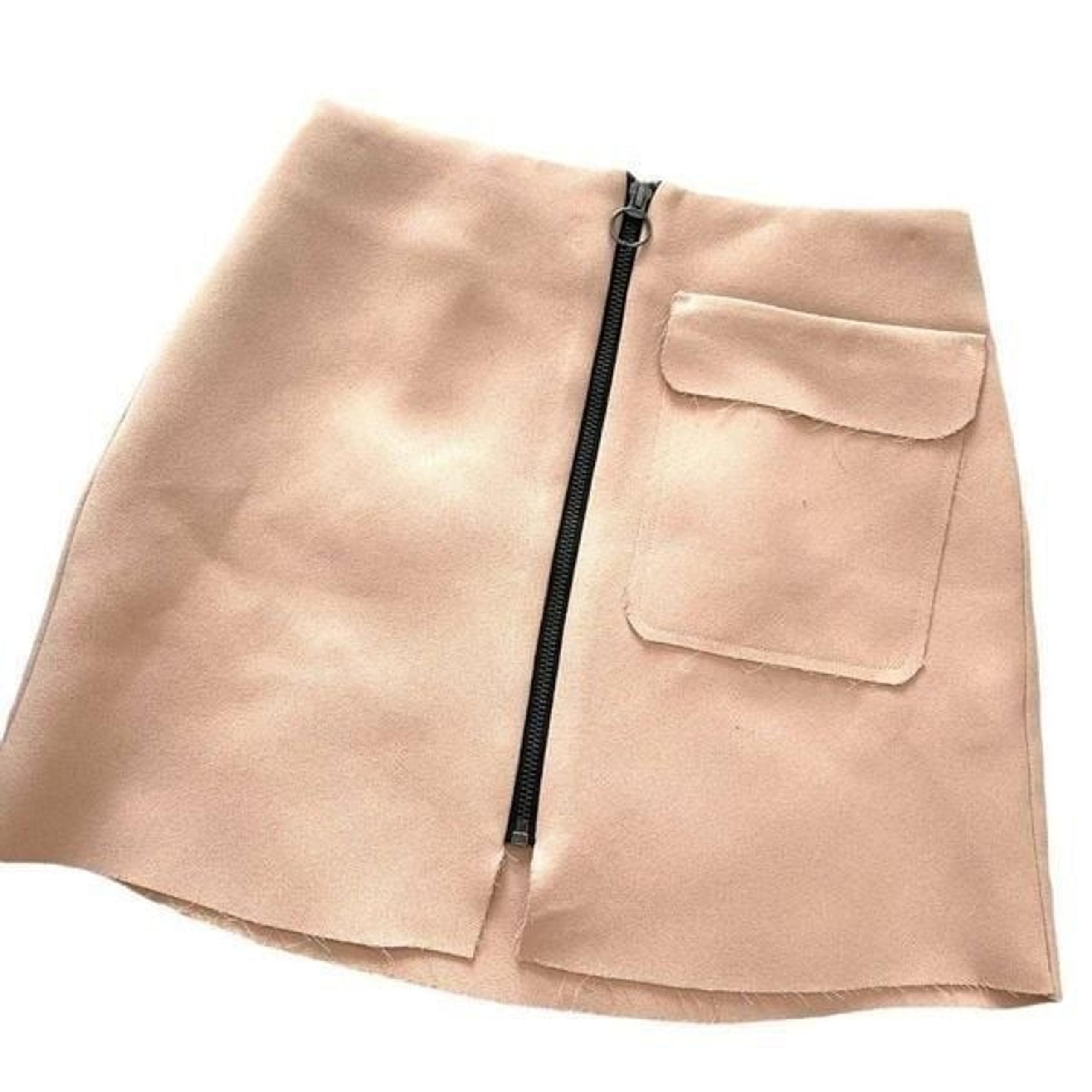 PETITE Zip Up Skirt - TopShop
