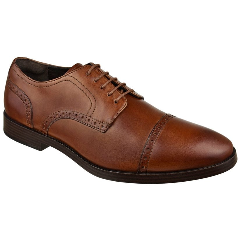 Cole haan Brown leather Jefferson cap toe oxford business shoes