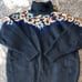 Vintage hand beaded turtle neck sweater