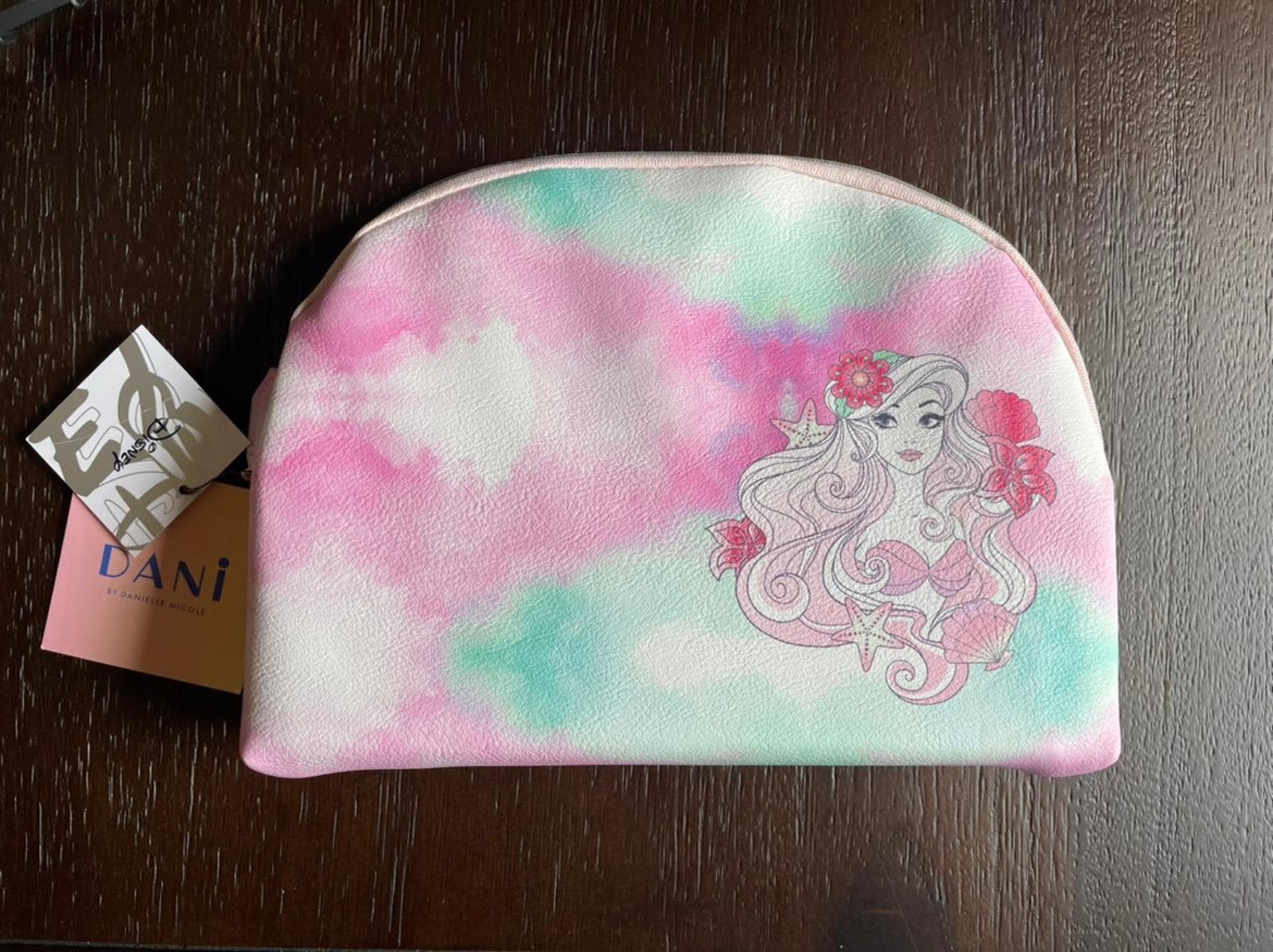 Dani by Danielle Nicole, Disney, Ariel, Cosmetic Bag, NWT
