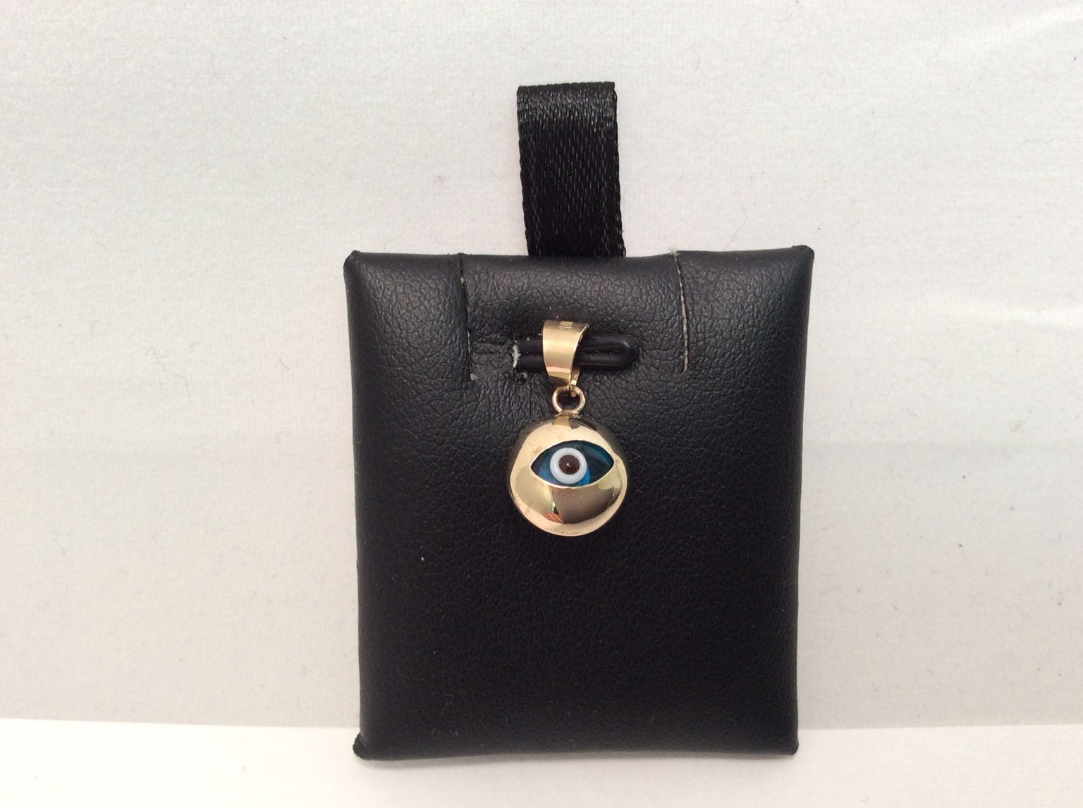 10k Gold Evil Eye Good Luck Charm pendan