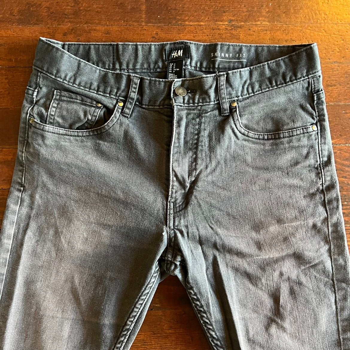 H&M Men's Grey Skinny Jeans