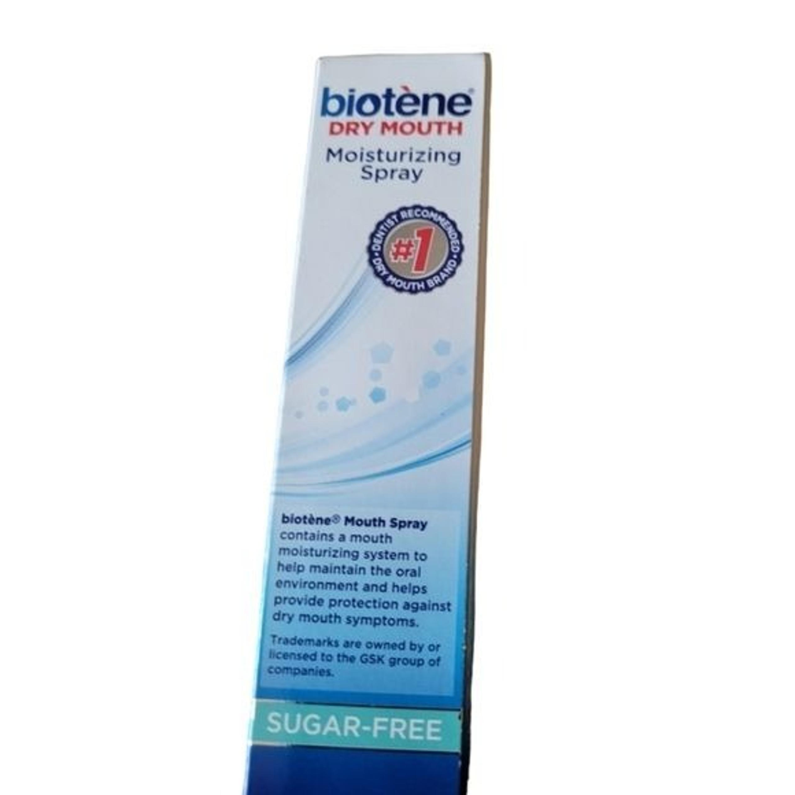Biotene Dry Mouth Moisturizing Spray Sugar Free New in Box 1.5fl.oz