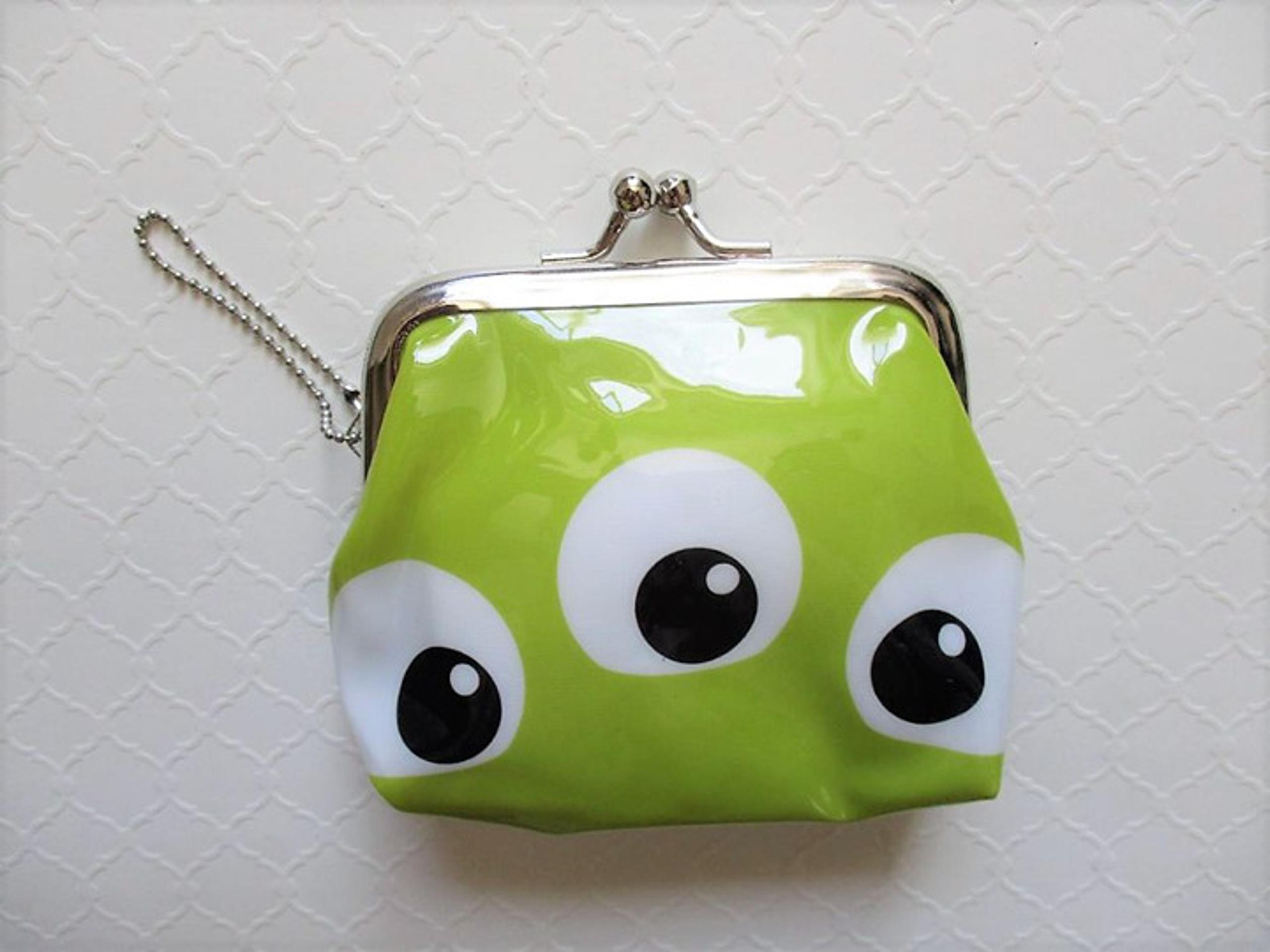 NIP Disney Toy Story ALIEN Little Green Men Coin Purse Wallet, Free Shipping!
