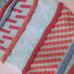 Vintage 80s Knit Sweater Haberdasher Lady-L Geometric 3-D Stripe Fair-Isle Bold