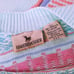 Vintage 80s Knit Sweater Haberdasher Lady-L Geometric 3-D Stripe Fair-Isle Bold