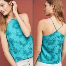 Corey Lynn Calter Embroidered Floral Top