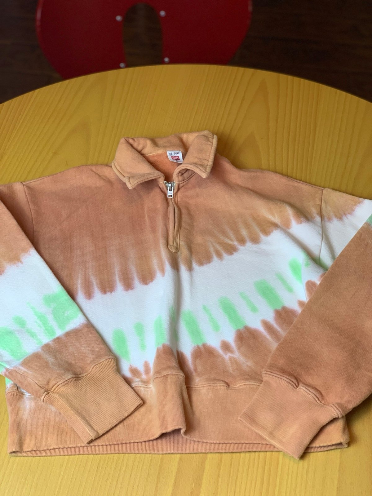 Redone re/done Hanes collared sweatshirt M