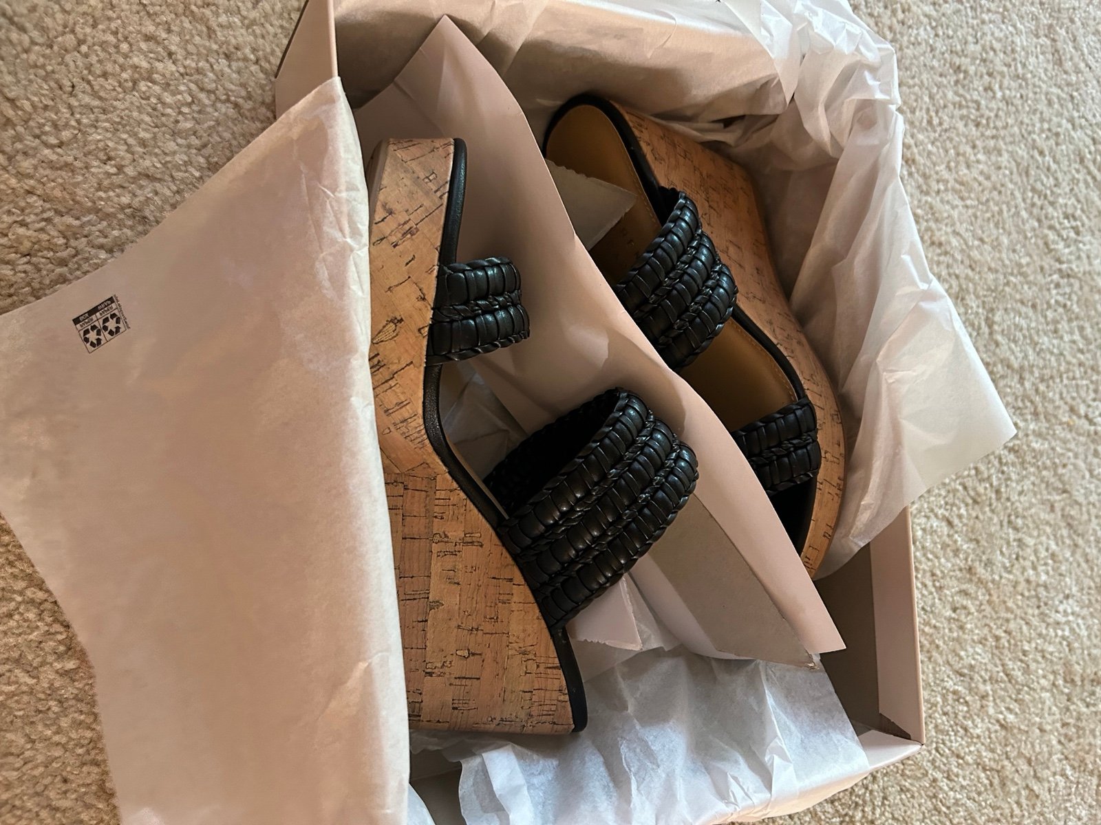 NWTs Lauren Conrad 7.5 Quinella Platform Wedge Sandals