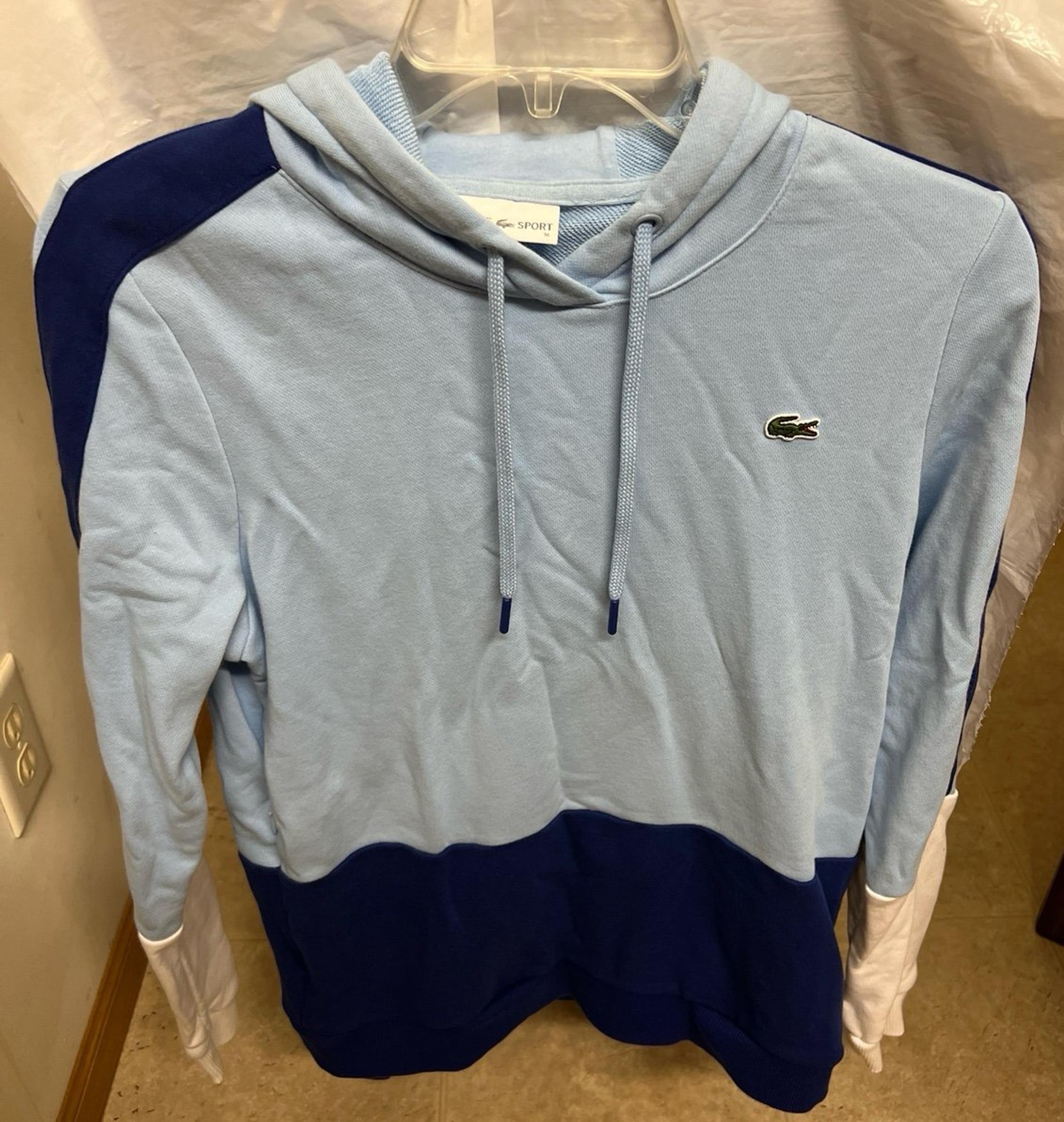 Women's SPORT Hooded Colorblock Fleece Tennis Sweatshirt Lacoste