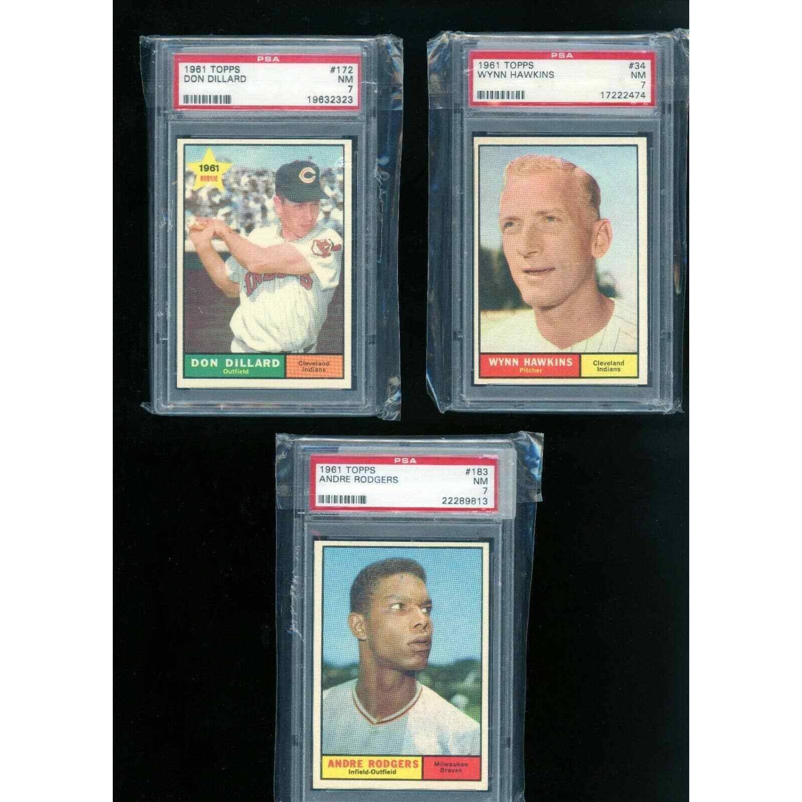 1961 TOPPS BASEBALL CARD LOT