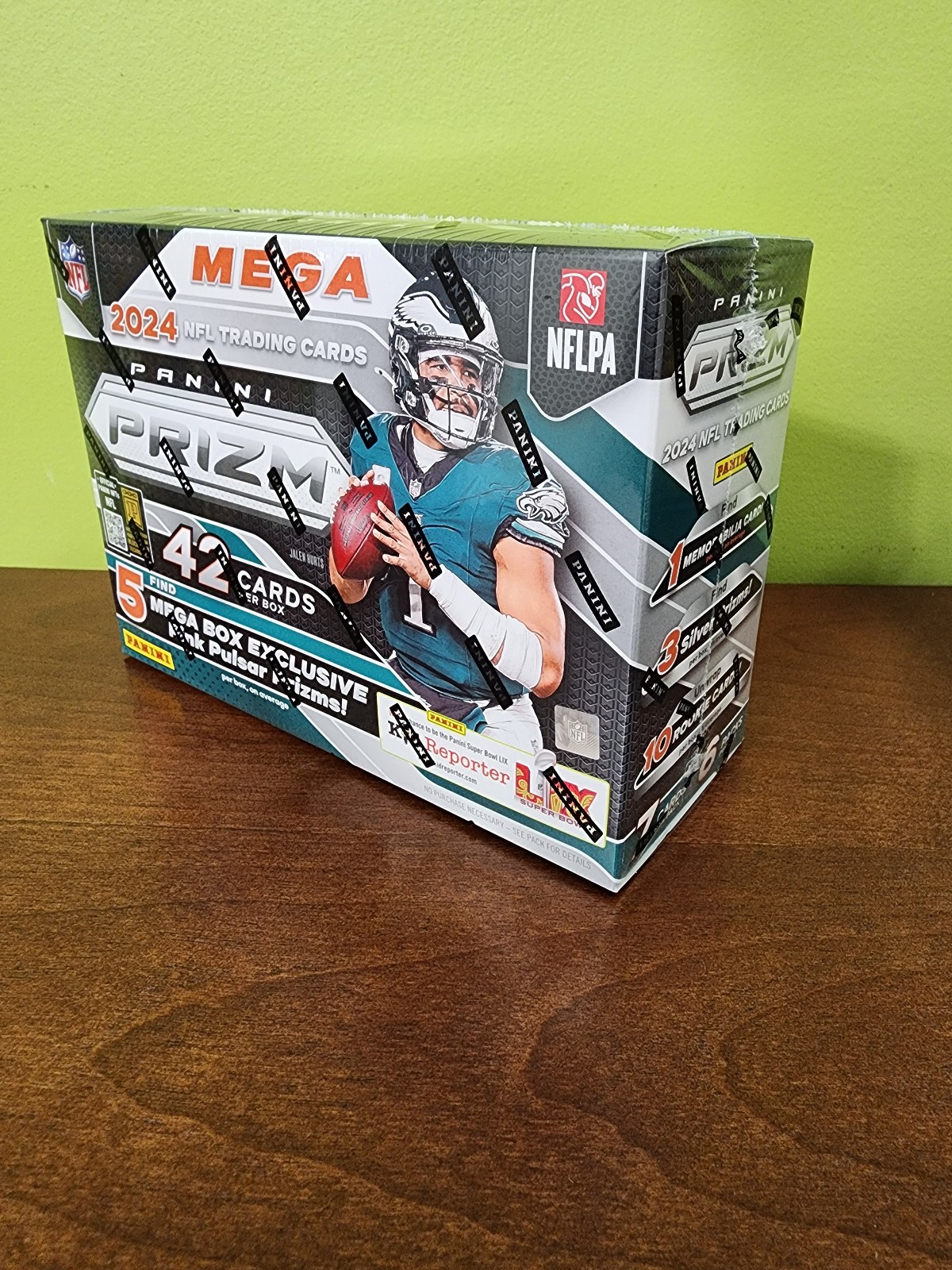 2024 Panini Prizm NFL Football Mega Box. Pink Pulsar Prizms. Factory Sealed‼️