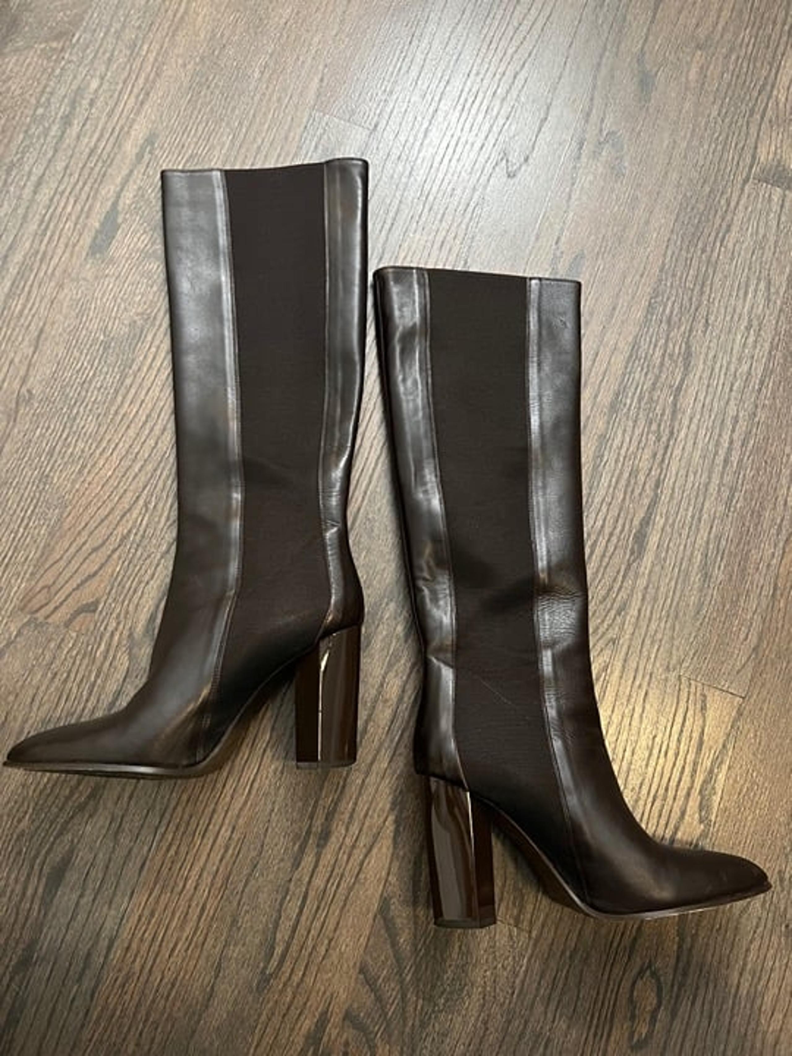 Diane Von Furstenberg Robin Chocolate Knee High Boots V92063